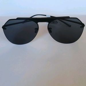 DOLCE AND GABBANA BLACK MATTE SUNGLASSES